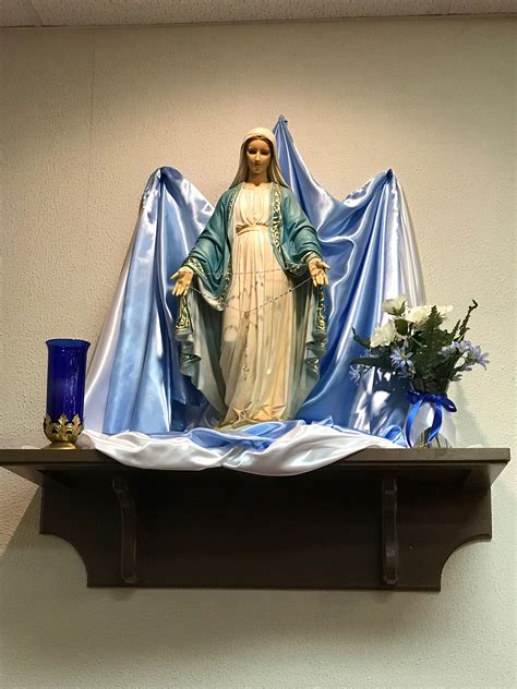 mother mary decoration ideas|mother mary statue decor.